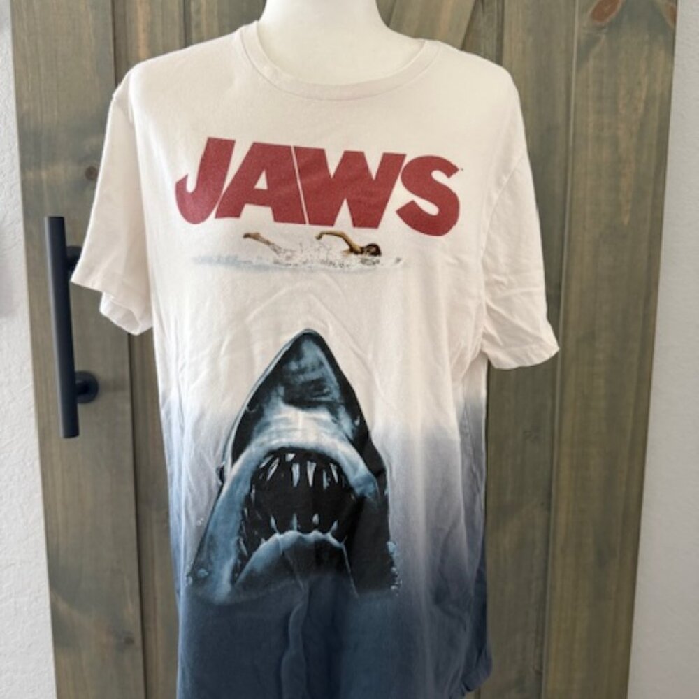 Jaws Movie 3D T-SHIRT Size Large Over Print